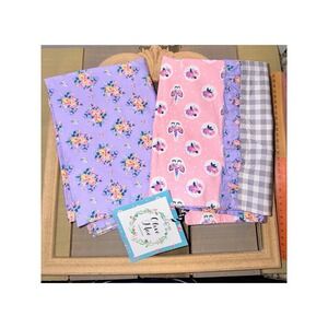 Olive Mae Girls Clothing Set Lavender Floral Pink Unicorn Gingham Pillowcases